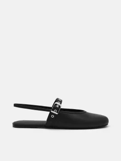 Agnes Ballerina Flats - Black
