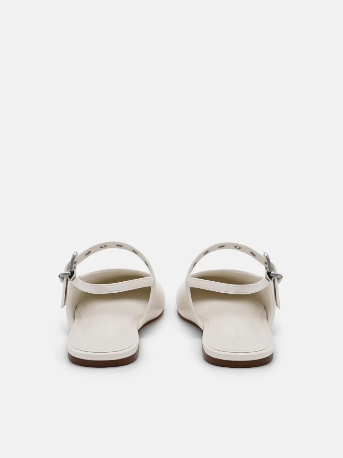 Agnes Ballerina Flats - Chalk