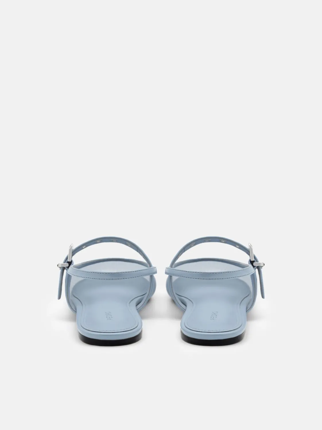 Agnes Mesh Ballerina Flats - Slate Blue