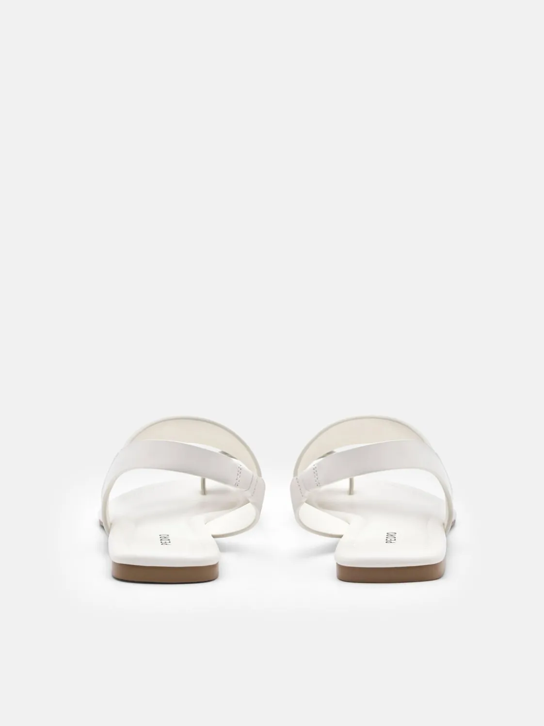 Alexis Leather Slingback Sandals - Chalk