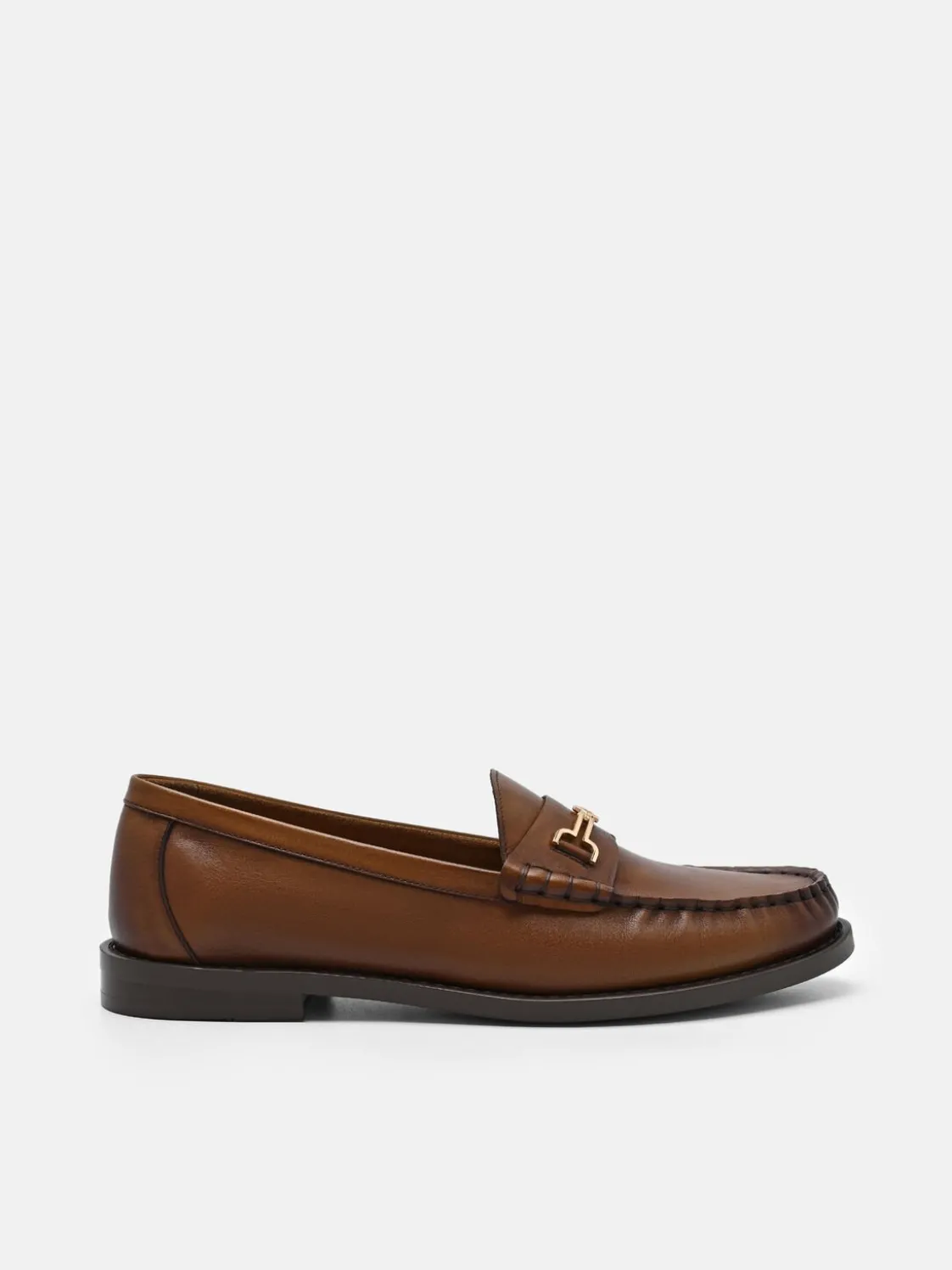Alistair Leather Horsebit Loafers - Brown