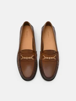 Alistair Leather Horsebit Loafers - Brown