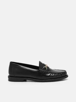 Alistair Leather Horsebit Loafers - Black