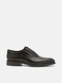 Altitude Leather Oxford Shoes - Dark Brown
