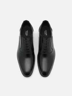 Altitude Leather Oxford Shoes - Black