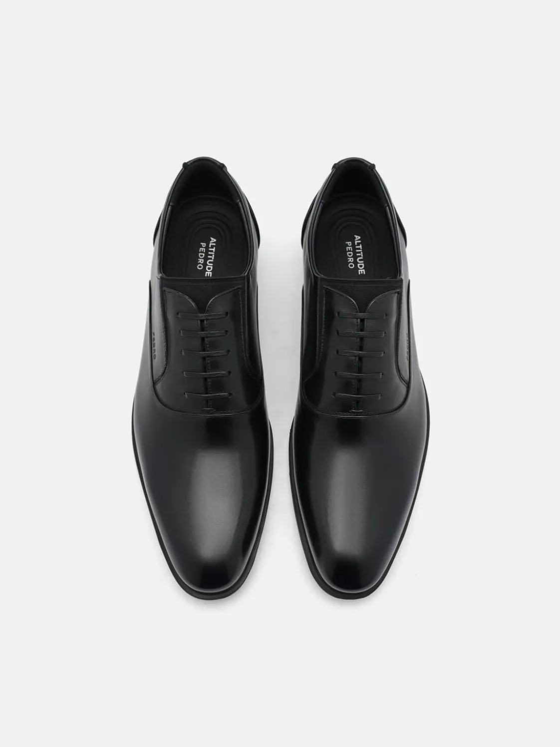 Altitude Leather Oxford Shoes - Black