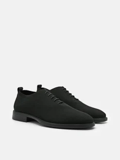 Altitude Lightweight Fabric Oxford Shoes - Black