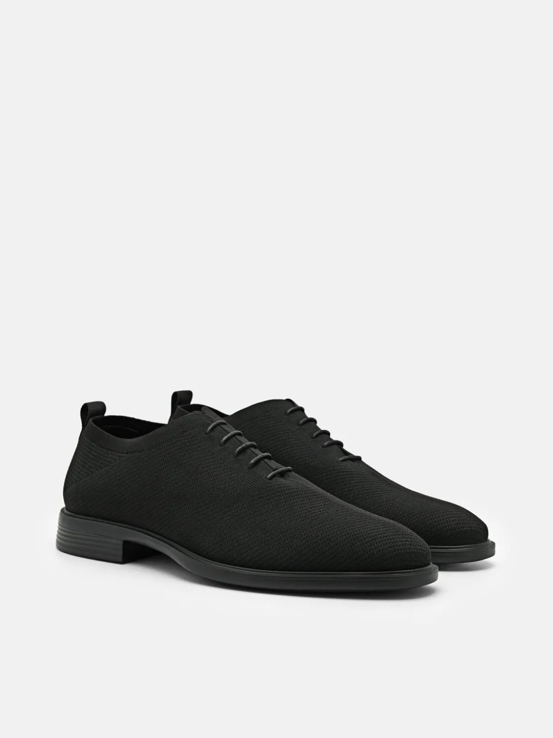 Altitude Lightweight Fabric Oxford Shoes - Black