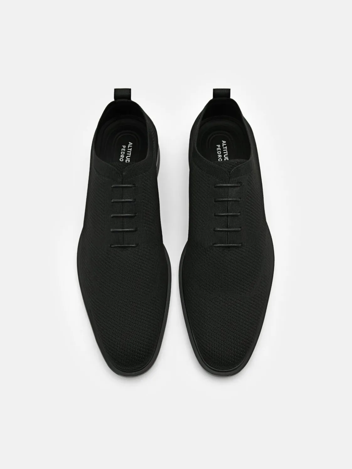 Altitude Lightweight Fabric Oxford Shoes - Black