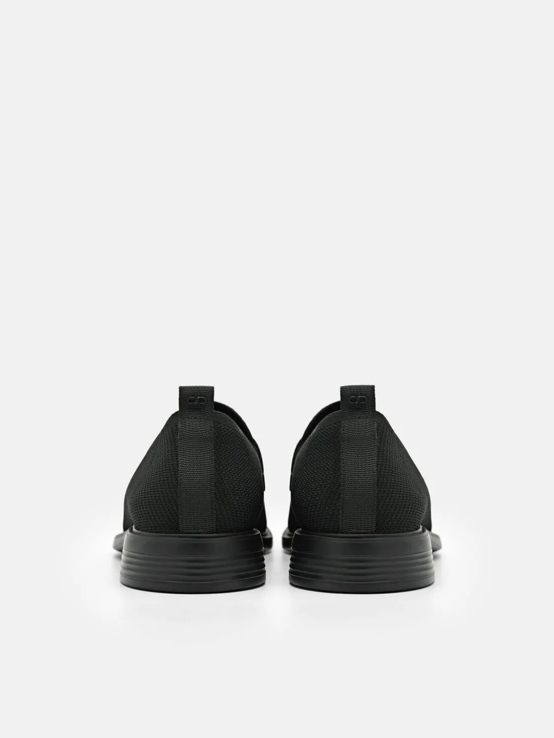 Altitude Lightweight Fabric Penny Loafers - Black
