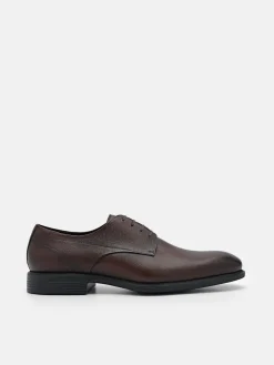 Altitude Lightweight Leather Derby Shoes - Brown