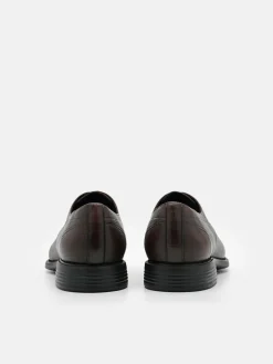 Altitude Lightweight Leather Derby Shoes - Brown
