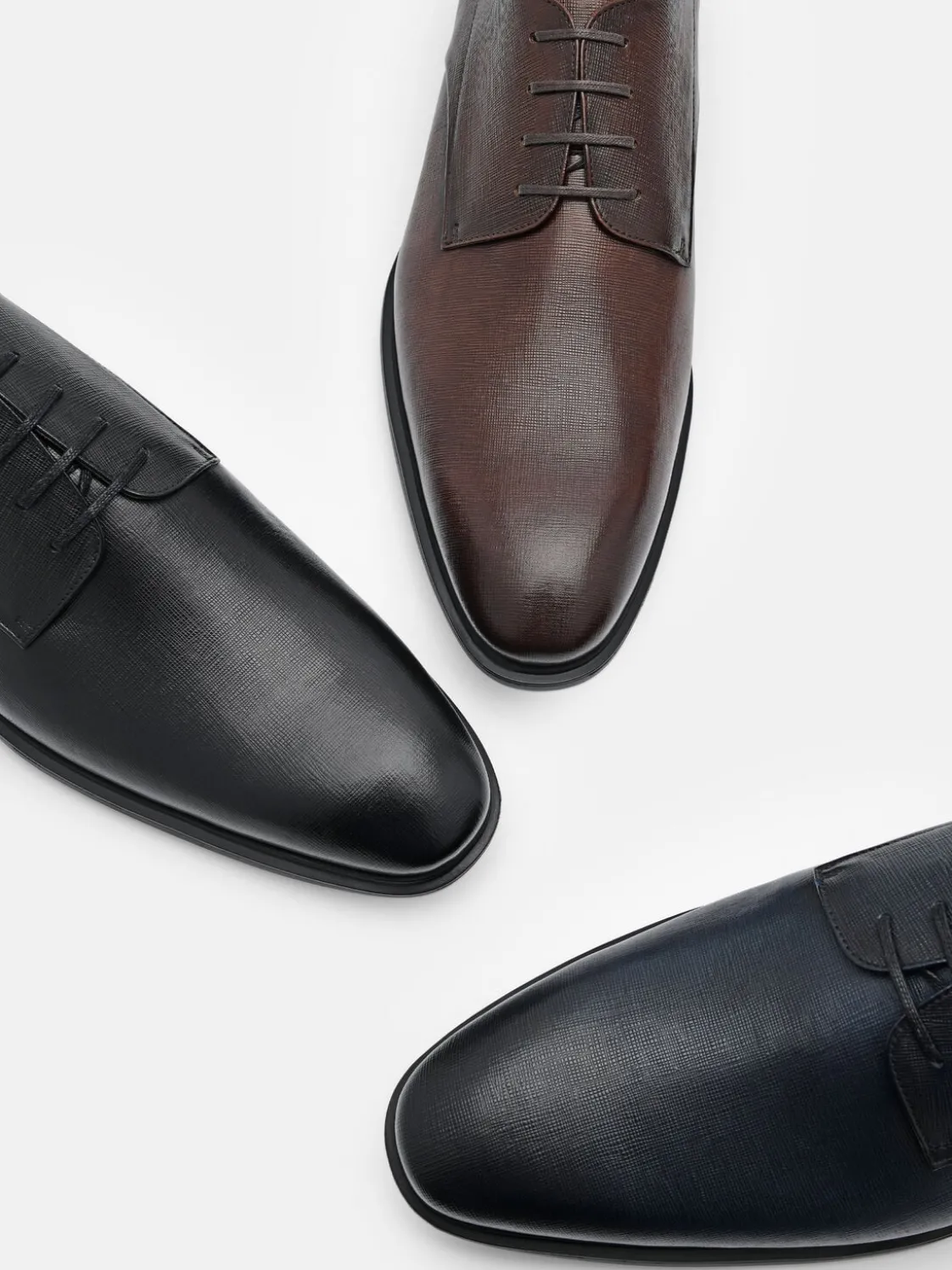 Altitude Lightweight Leather Derby Shoes - Brown