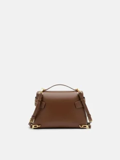 Alyssa Leather Backpack - Brown