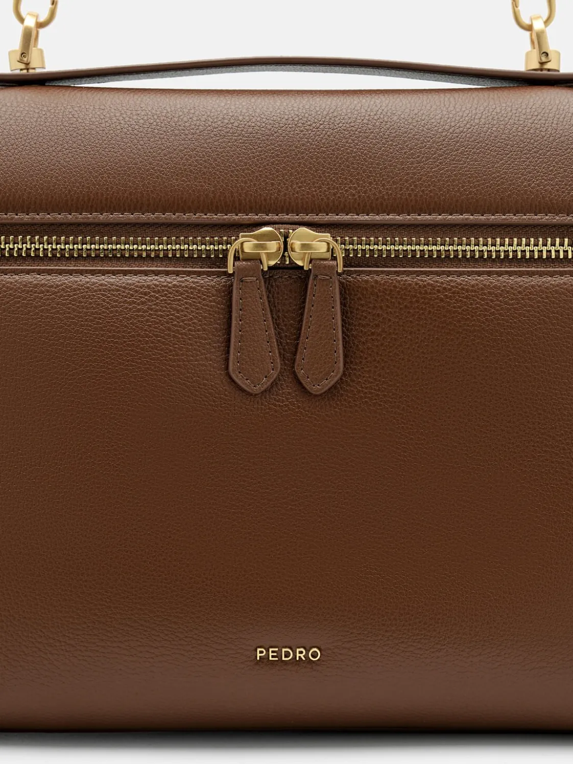 Alyssa Leather Backpack - Brown