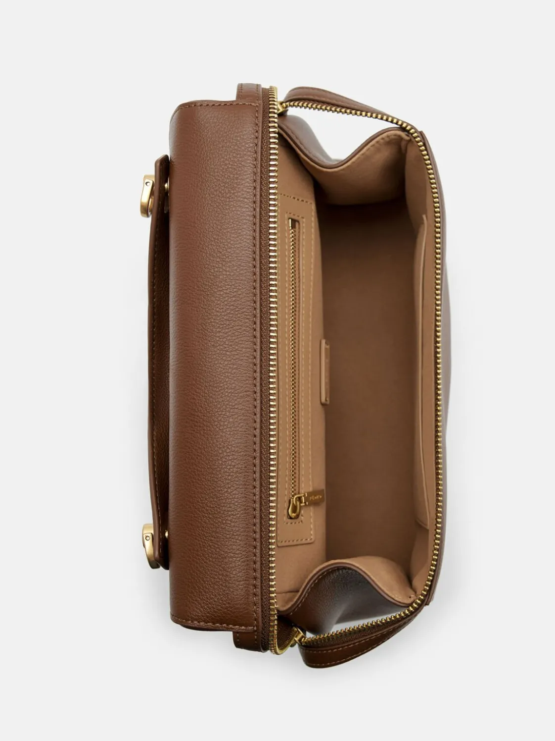 Alyssa Leather Backpack - Brown