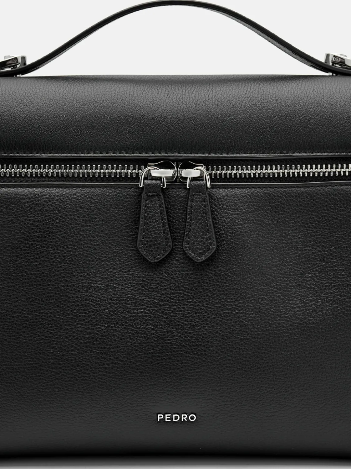 Alyssa Leather Backpack - Black