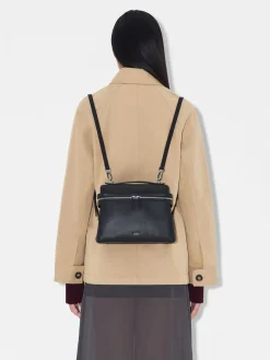 Alyssa Leather Backpack - Black