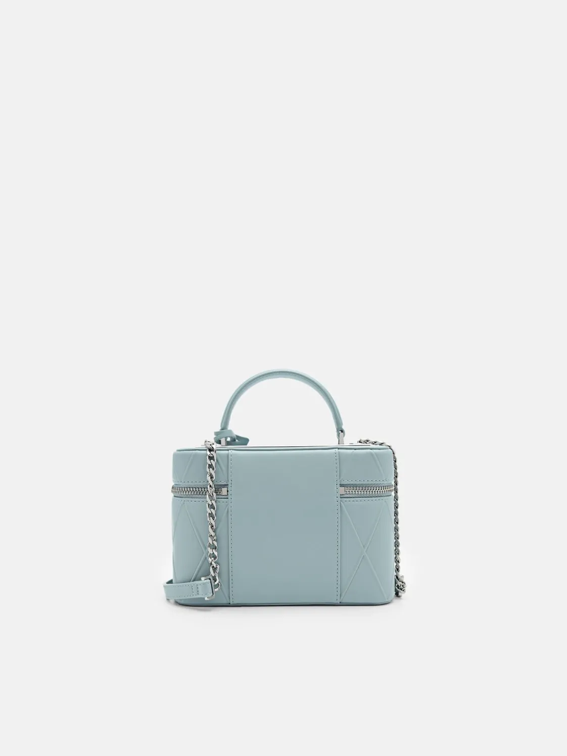 Ari Boxy Shoulder Bag - Light Blue