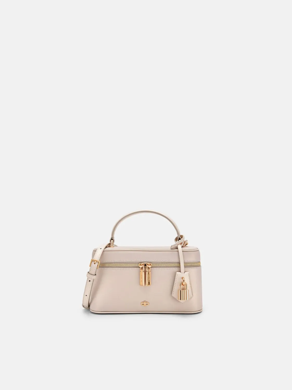 Ari Leather Shoulder Bag - Champagne