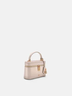 Ari Leather Shoulder Bag - Champagne