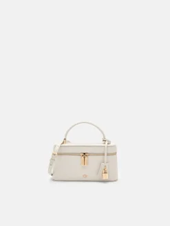 Ari Leather Shoulder Bag - Chalk