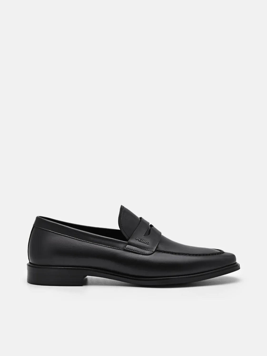 Bailey Calf Leather Loafers - Black