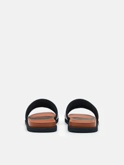 Banded Slide Sandals - Multi