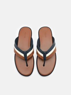 Banded Thong Sandals - Multi