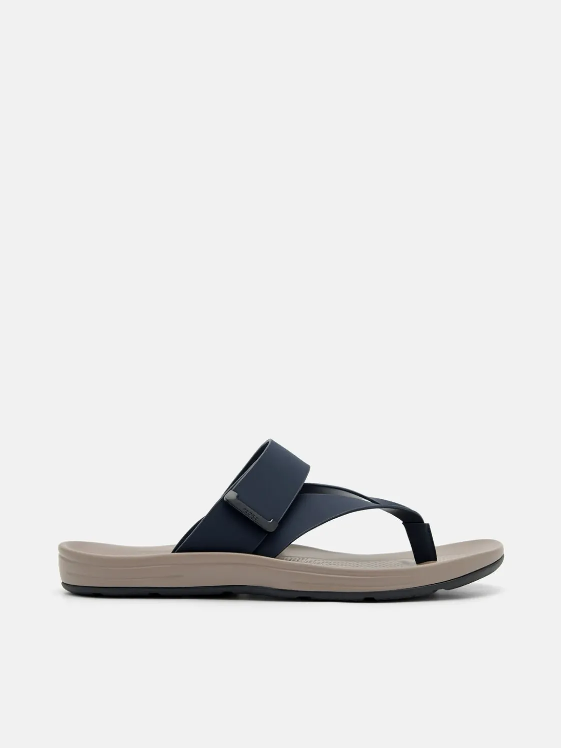 Banded Thong Sandals - Navy