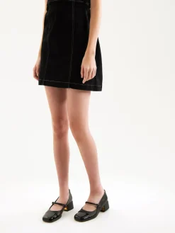 Bianca Leather Mary Jane Pumps - Black