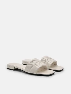Bianca Sandals in Pixel - Chalk