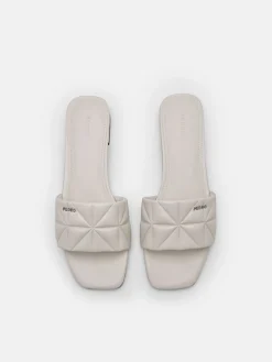 Bianca Sandals in Pixel - Chalk