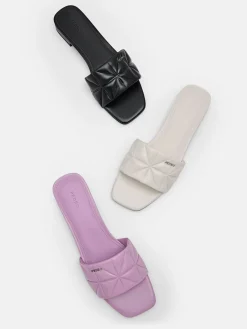 Bianca Sandals in Pixel - Chalk