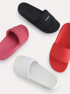 Billie Casual Slides - Chalk