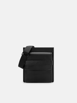 Boxy Crossbody Bag - Black