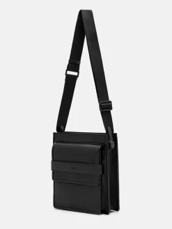 Boxy Crossbody Bag - Black