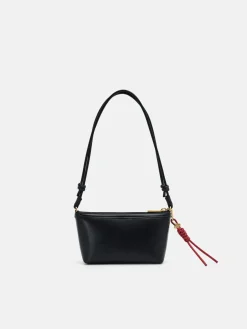 Braided Knot Padded Pouch - Black