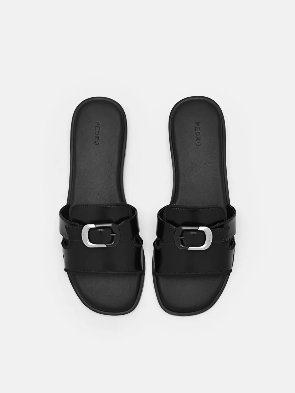 Bridget Slide Sandals - Black