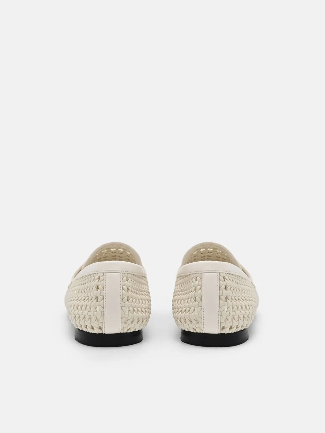 Brynn Woven Loafers - Chalk Weave