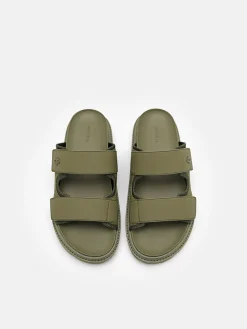 Bryson Strap Sandals - Military Green