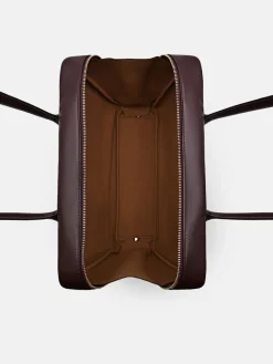 Caddie Leather Bowling Bag - Burgundy