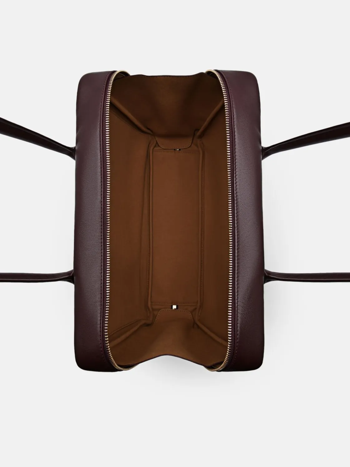 Caddie Leather Bowling Bag - Burgundy