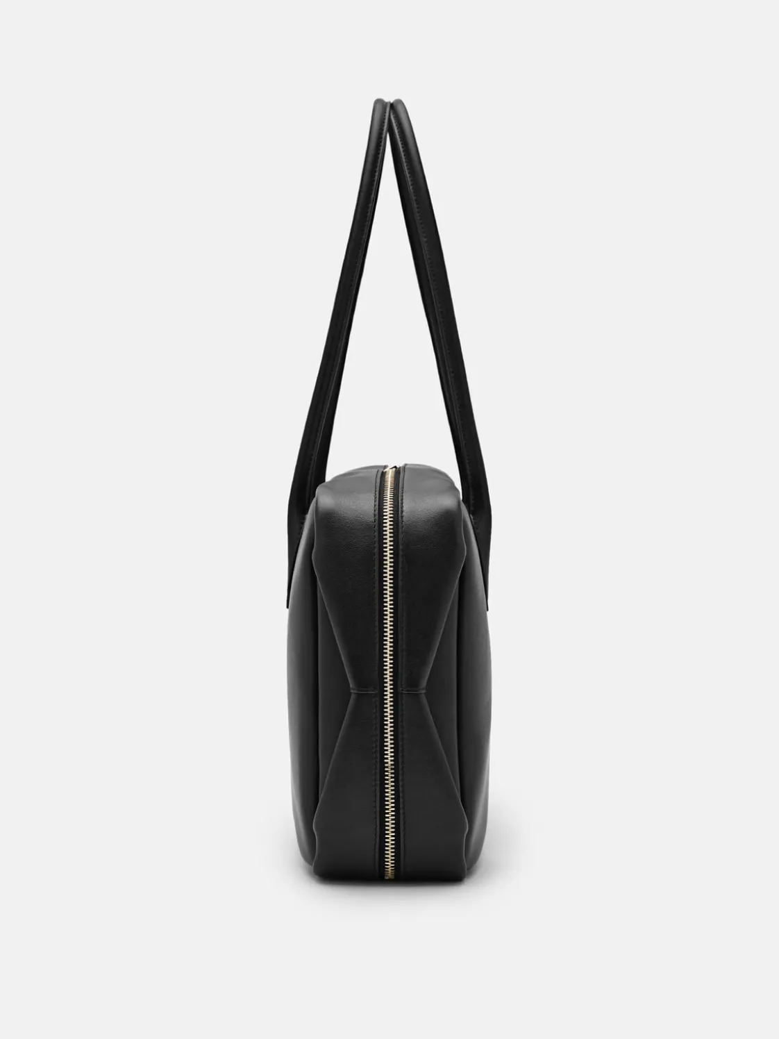 Caddie Leather Bowling Bag - Black