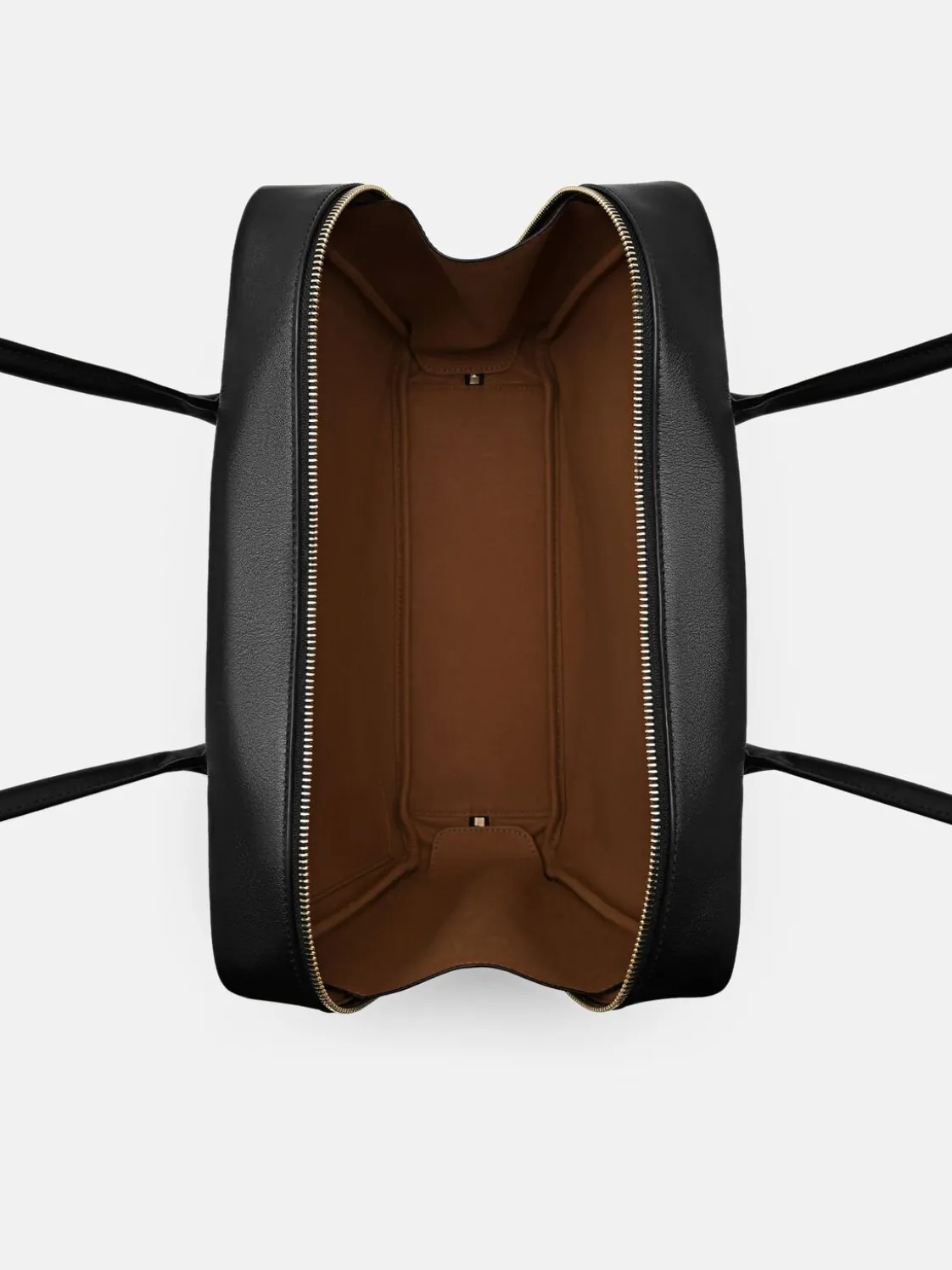 Caddie Leather Bowling Bag - Black