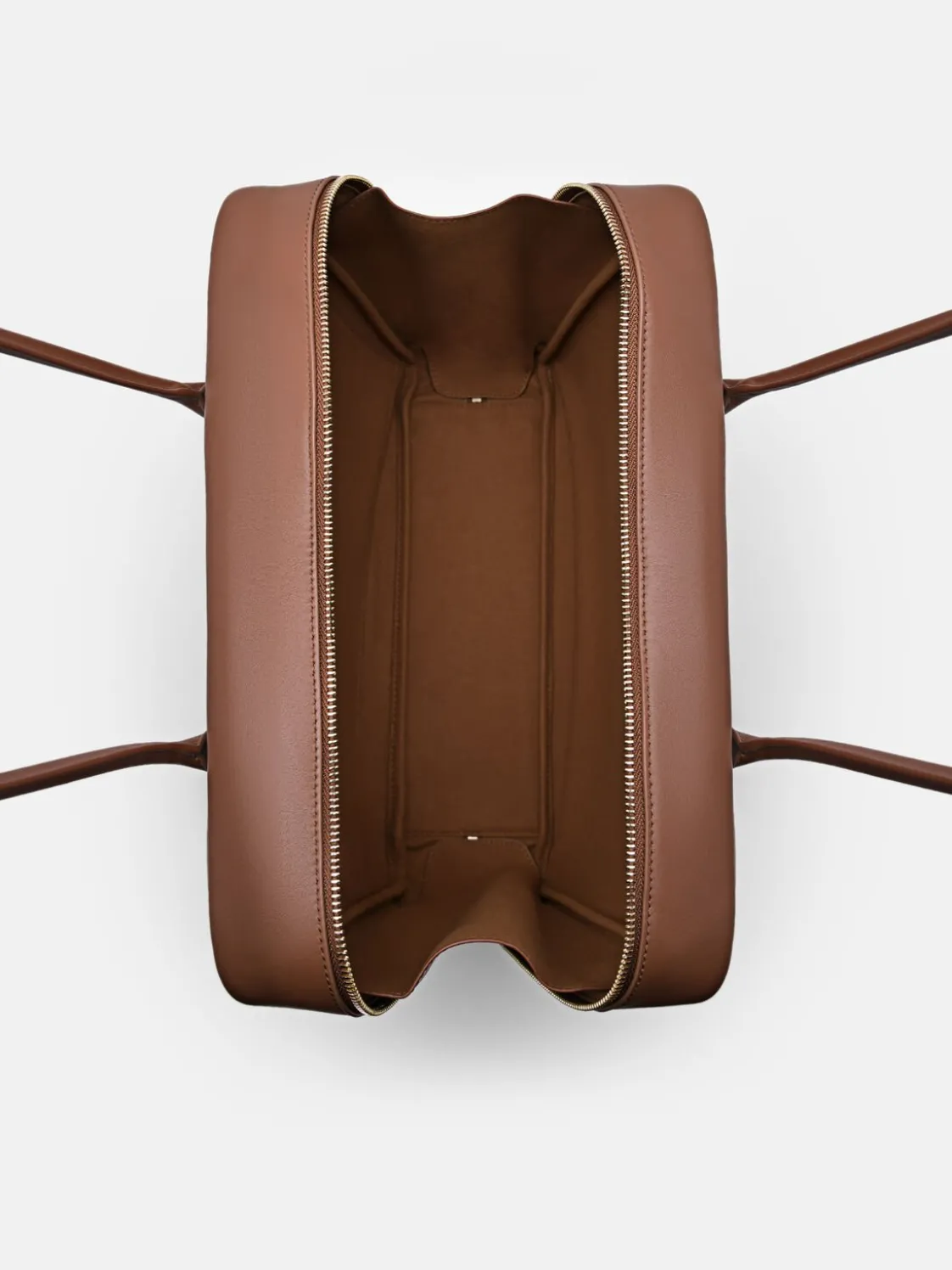 Caddie Leather Bowling Bag - Cognac
