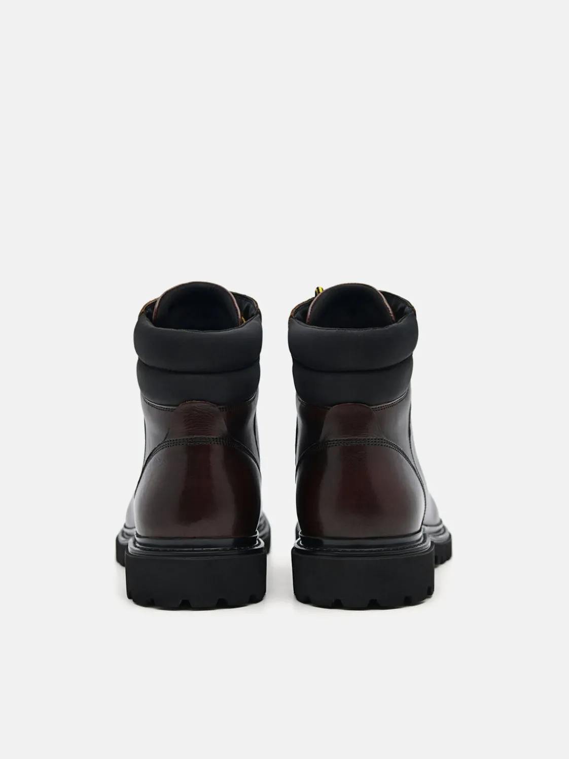 Calf Leather Delon Boots - Dark Brown