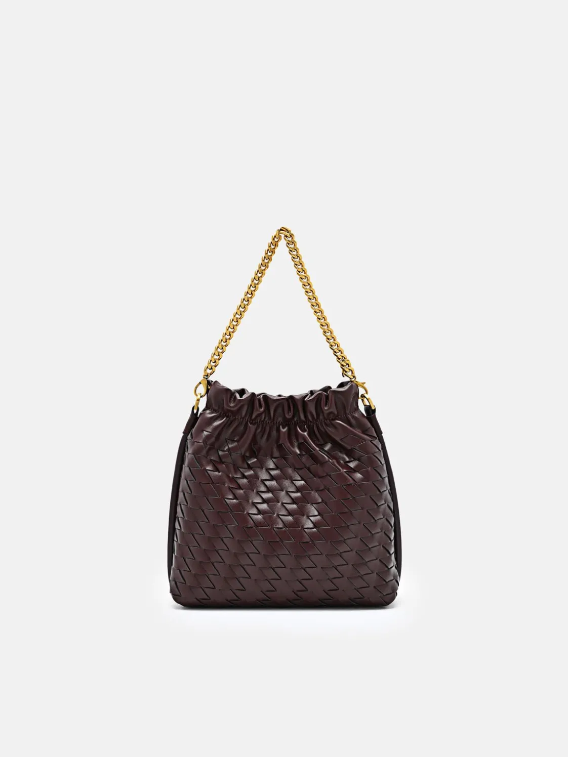Cami Small Shoulder Bag - Burgundy