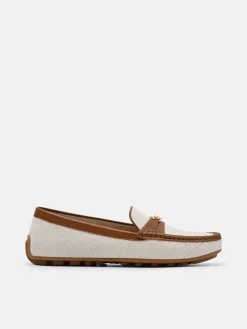 Canvas Driving Shoes - Brown