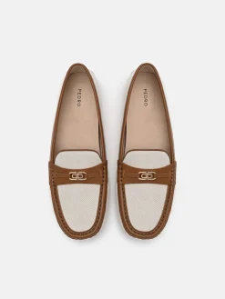 Canvas Driving Shoes - Brown